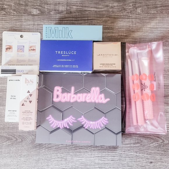 Anastasia Makeup Beauty Makeup Skincare Brush Bundle 8 Pc Full Size